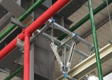 富川该抗震支架的整体式支吊架结构协调性好